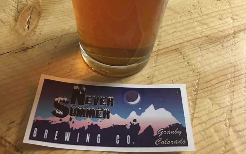 Never Summer Brewing Grandby CO