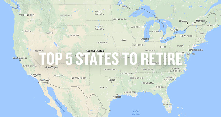 Top 5 States to Retire